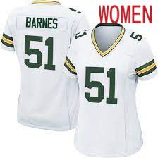 Women Green Bay Packers #51 Krys Barnes White Nike Game Player NFL Jersey->women nfl jersey->Women Jersey
